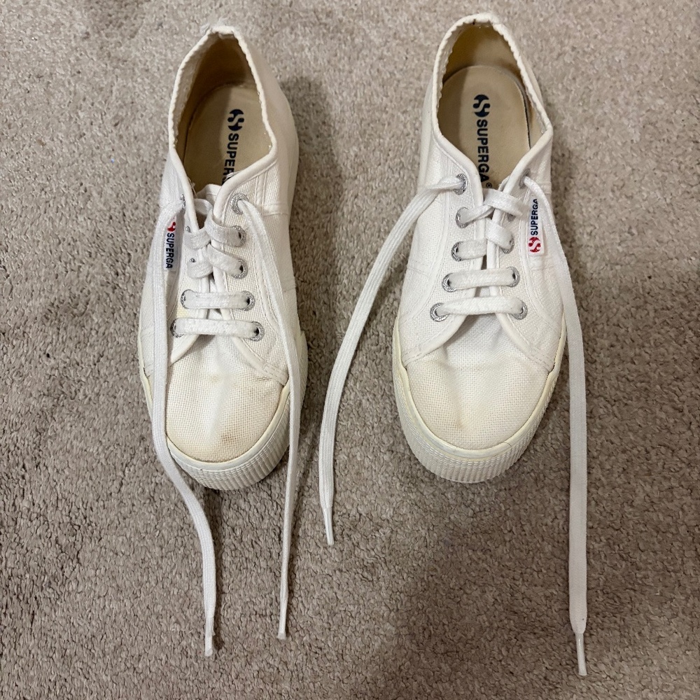 Superga platform shoes